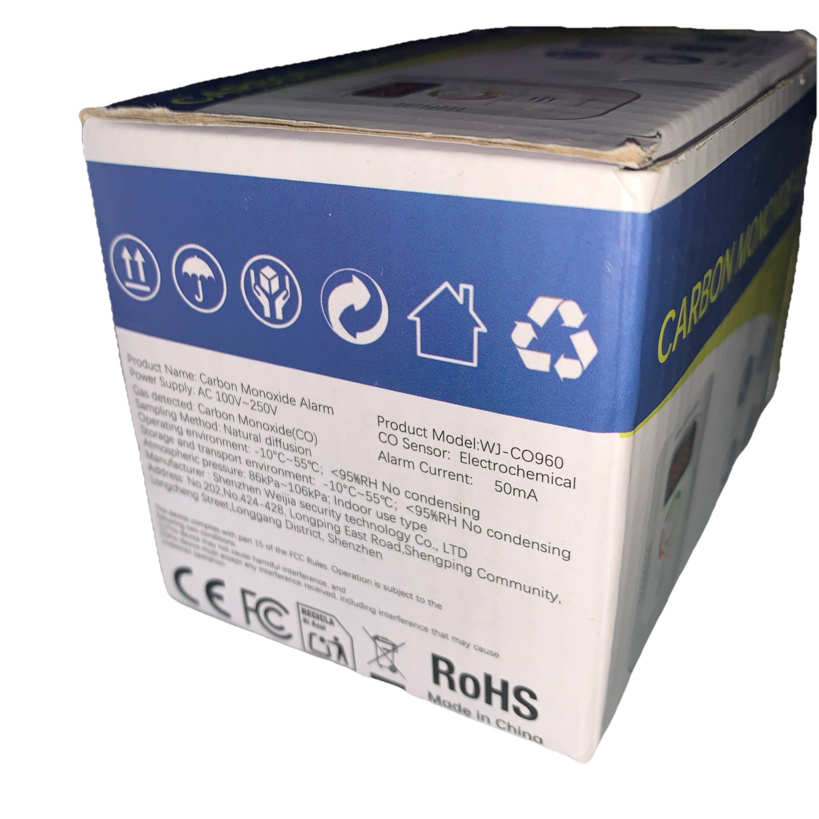 Combination Natural Gas and Carbon Monoxide Detector Plug in 2-in-1.