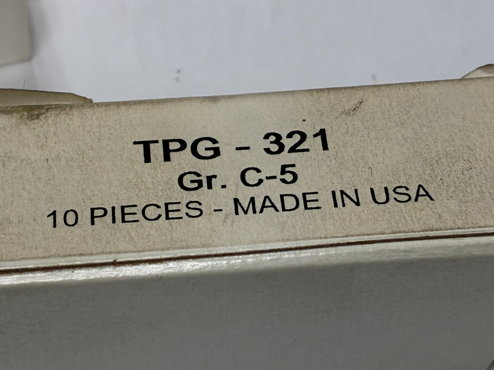 Lot of 5, Unknown Brand, TPG321 C-5, Carbide Turning Inserts, Made-In-The-USA