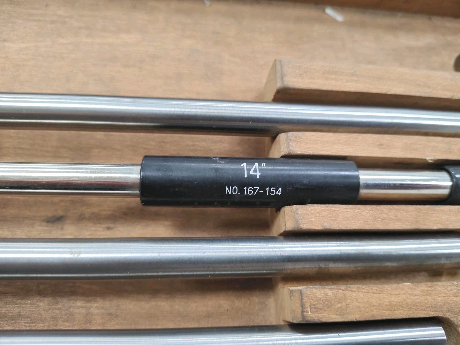 Starrett No.224 Set D 12”-16″ Outside Micrometer Complete Set In Good Condition