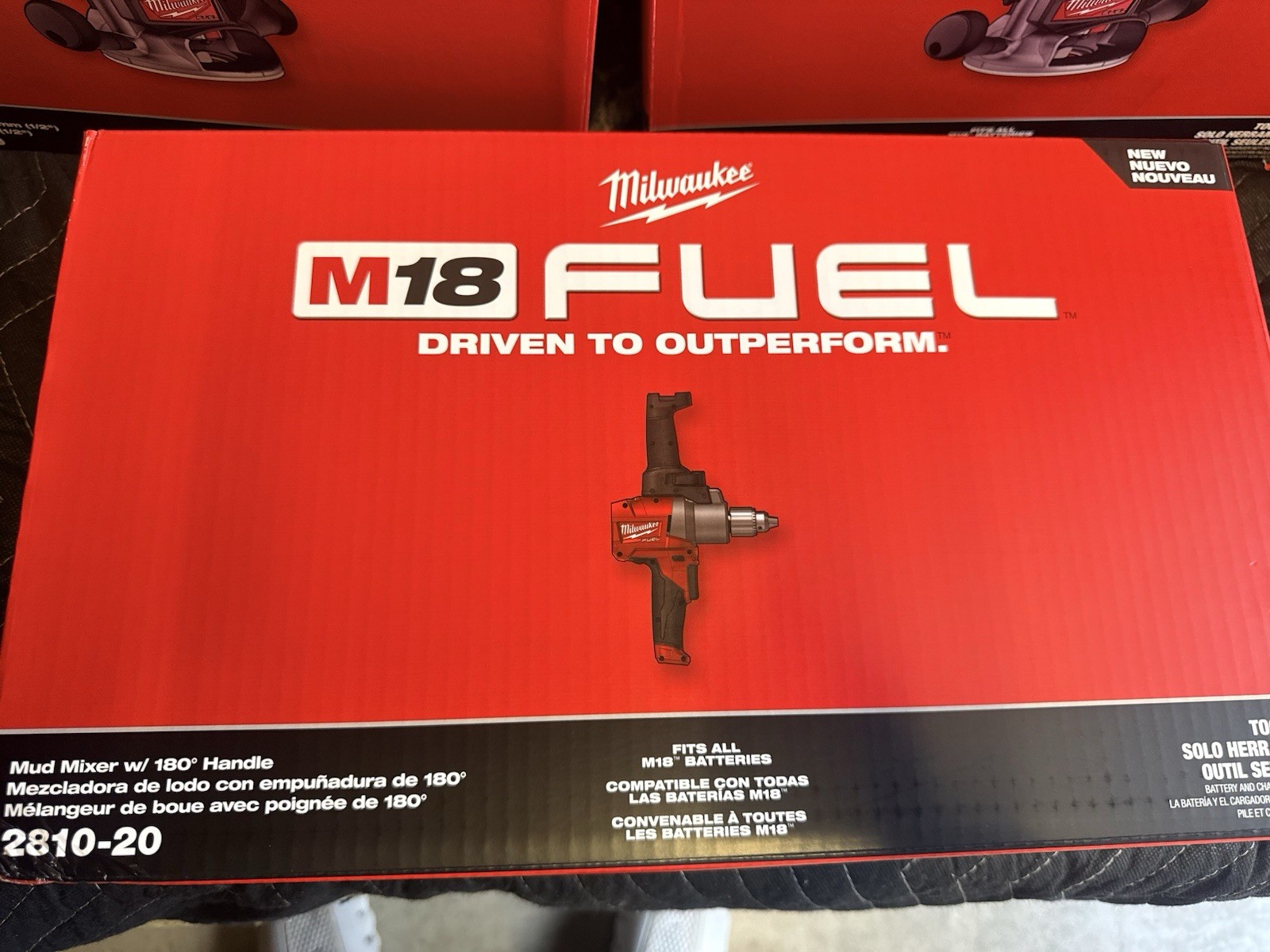 Milwaukee 2810-20 M18 FUEL Mud Mixer w/ 180° Handle (Tool Only) New
