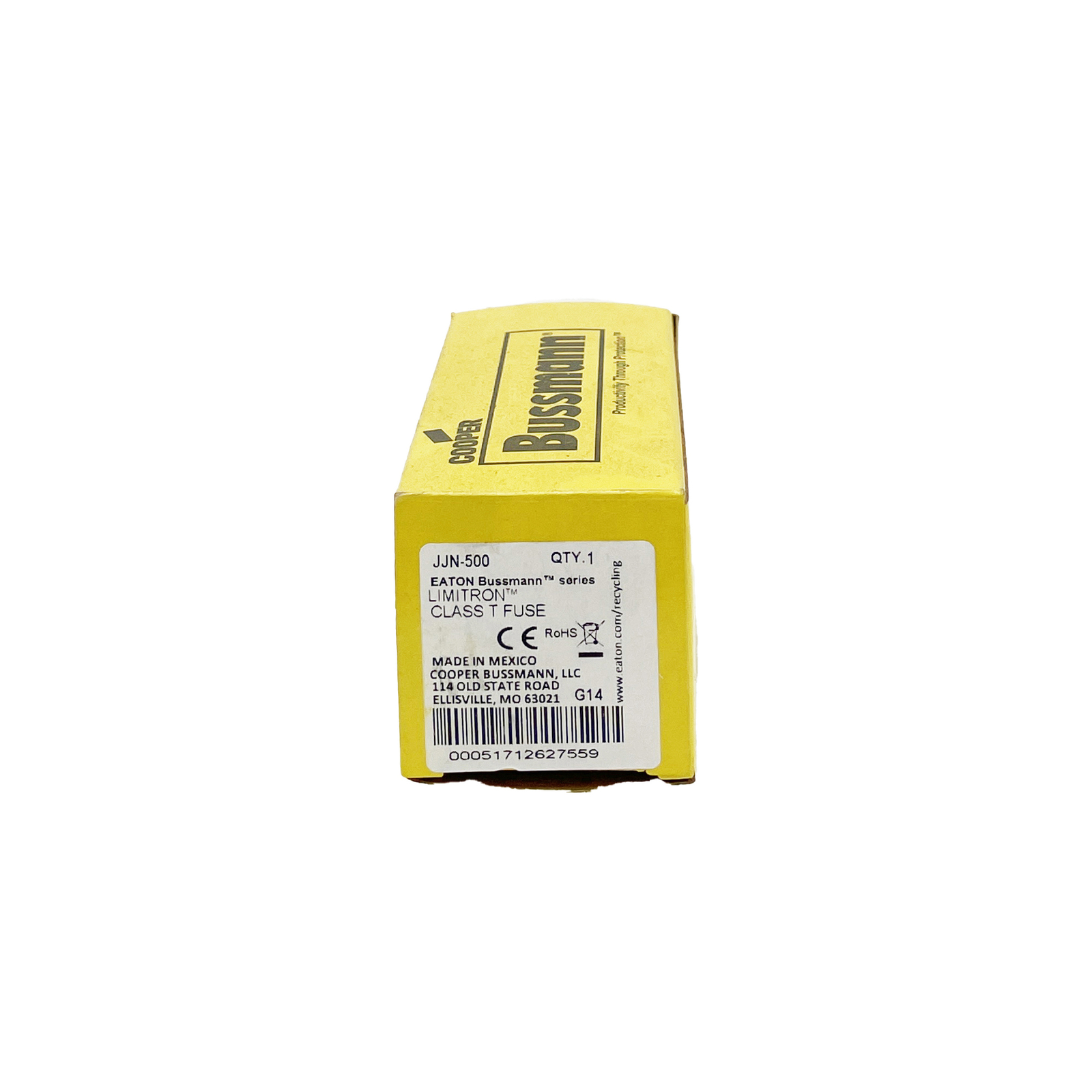 NIB – BUSSMANN – JJN-500, 300V CLASS T FUSE