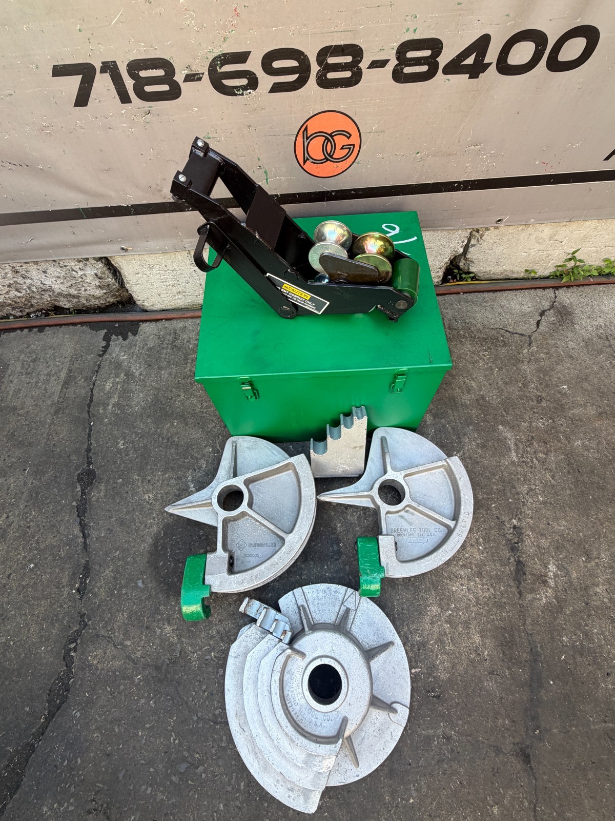 Greenlee 555 EMT Shoe Group 1/2″-2″ fits 555C & 555 Bender #3 New Open Box