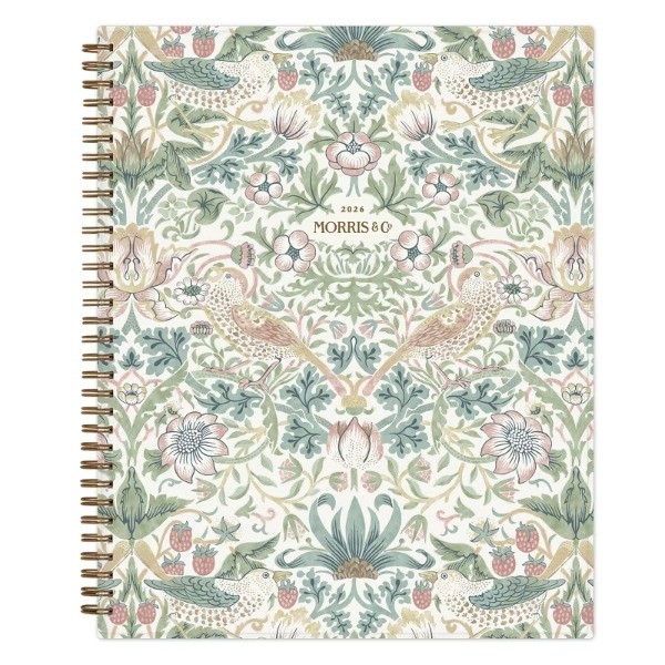 8.5"x11" 2026 Weekly/Monthly Wirebound Planner Printed Strawberry