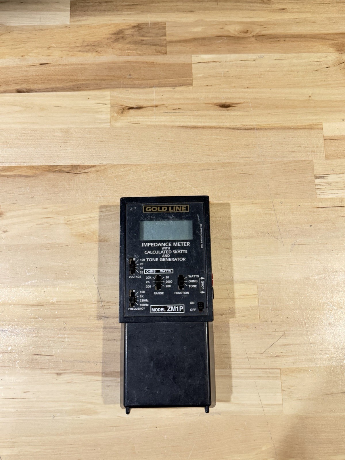 GOLDLINE ZM1P IMPEDANCE METER W/LEADS (PARTS ONLY) FOR PARTS DOESN’T WORK