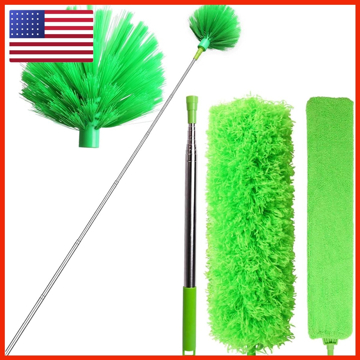 Cobweb Duster Extension Pole Bafezoze Ceiling Fan Duster Long Handle Spider Web