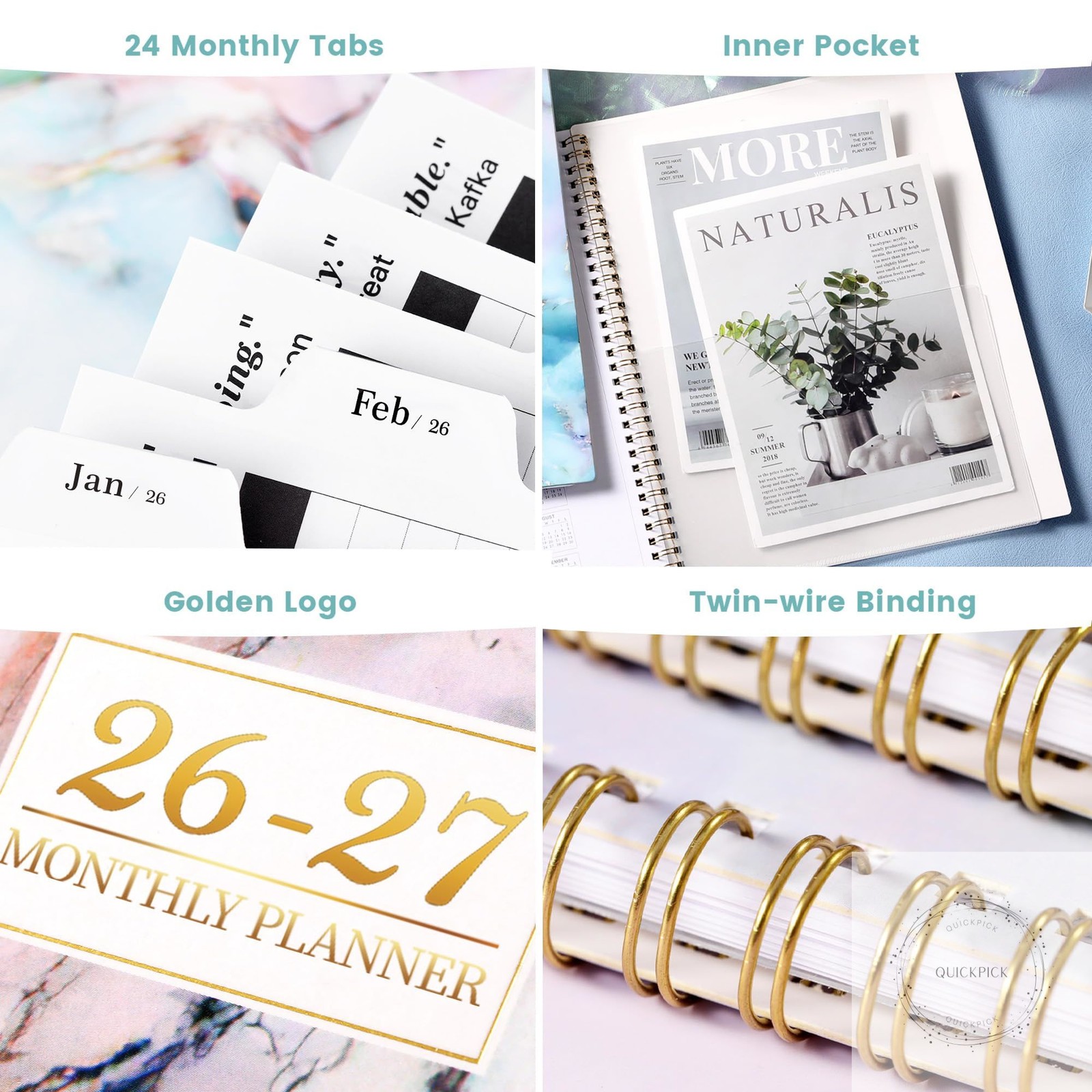 2026-2027 Monthly Planner – Monthly Planner 2026-2027 from Jan.2026 – Dec.2027,