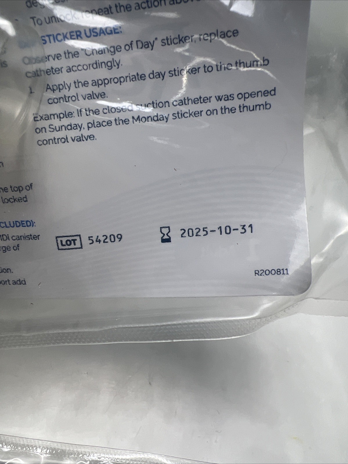 2 Pack Dynarex Resp-02 Closed Suction Tracheostomy Catheter 14 FR No.31012