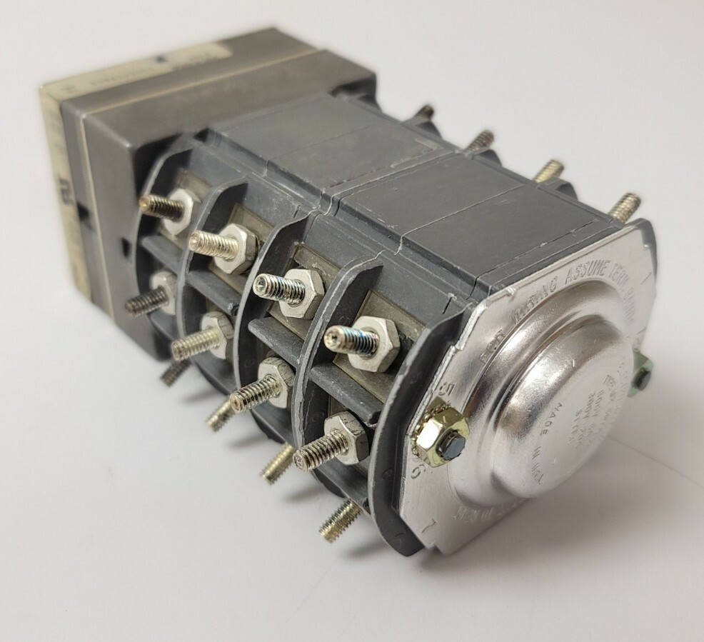 Electroswitch Cat 508A122G01 1014 Type W-2 Rotary Switch 600v 6a/300v 20a Style