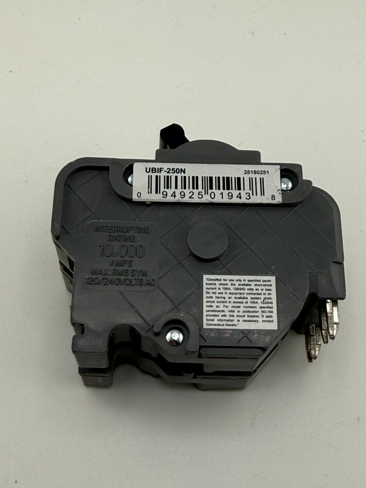 UBIF250N Federal Pacific Electric Stab-Lok NA250 Replacement Two Pole 50 Amp