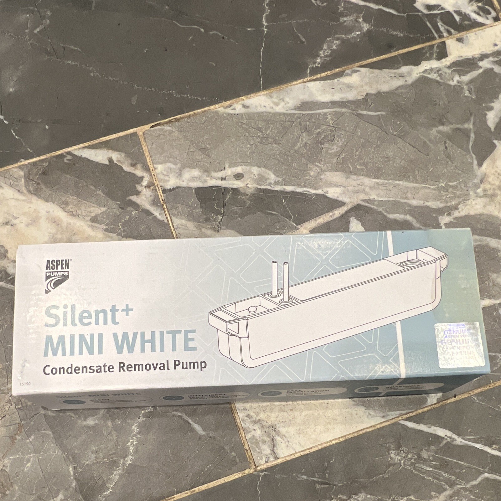 Aspen Pumps Silent+ Mini White Condensate Pump 100-250V MPN 83930