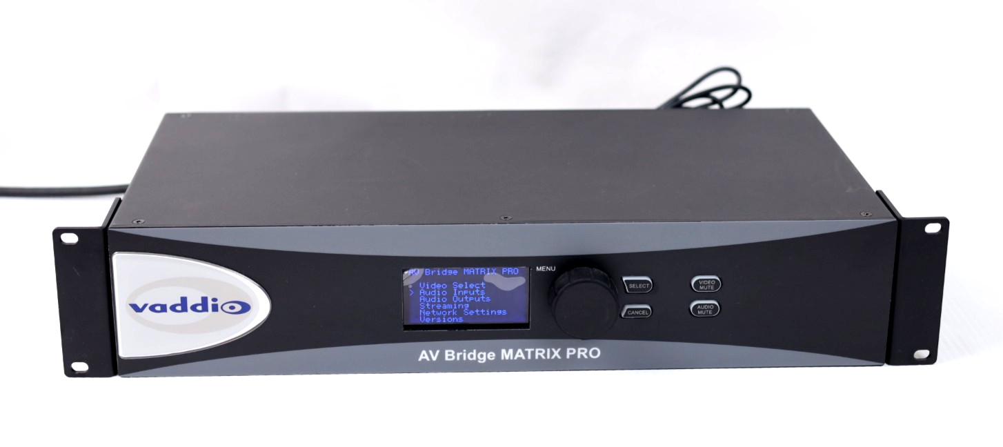 Vaddio AV Bridge Matrix Pro + 3x RoboSHOT 12 HD PTZ Cameras & Cables Kit w284