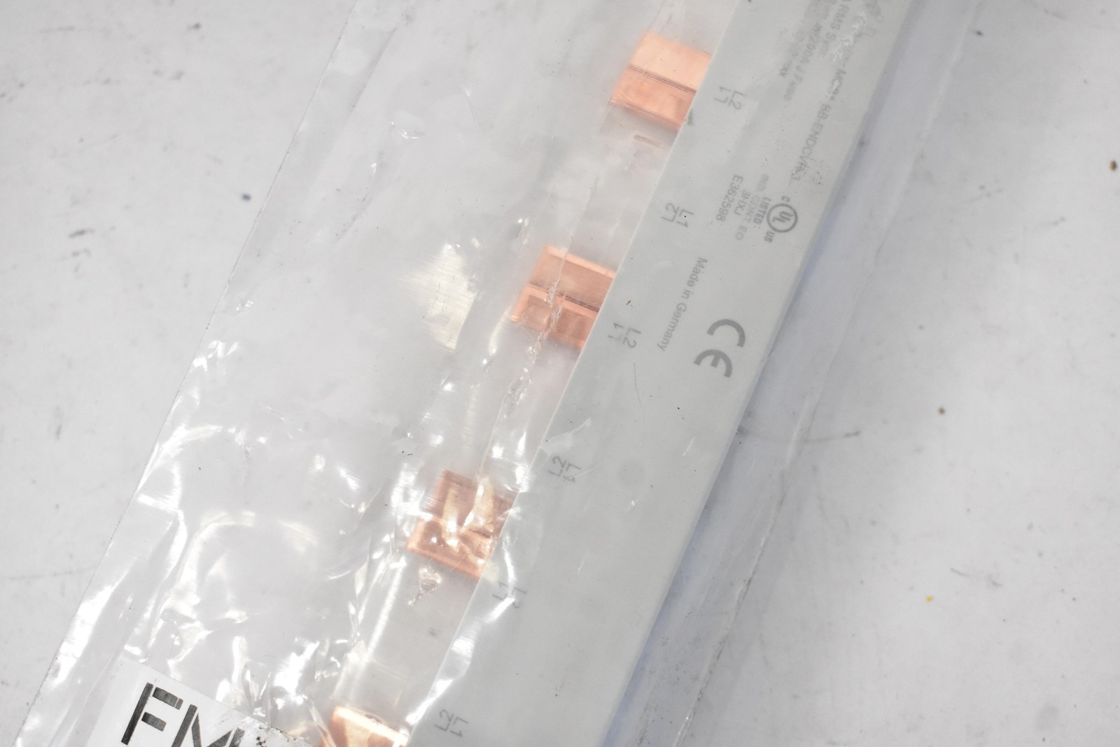FMX MCB1-2PBB-100-12 Copper Bus Bar Connector 91-100A 601-650V Gray Germany