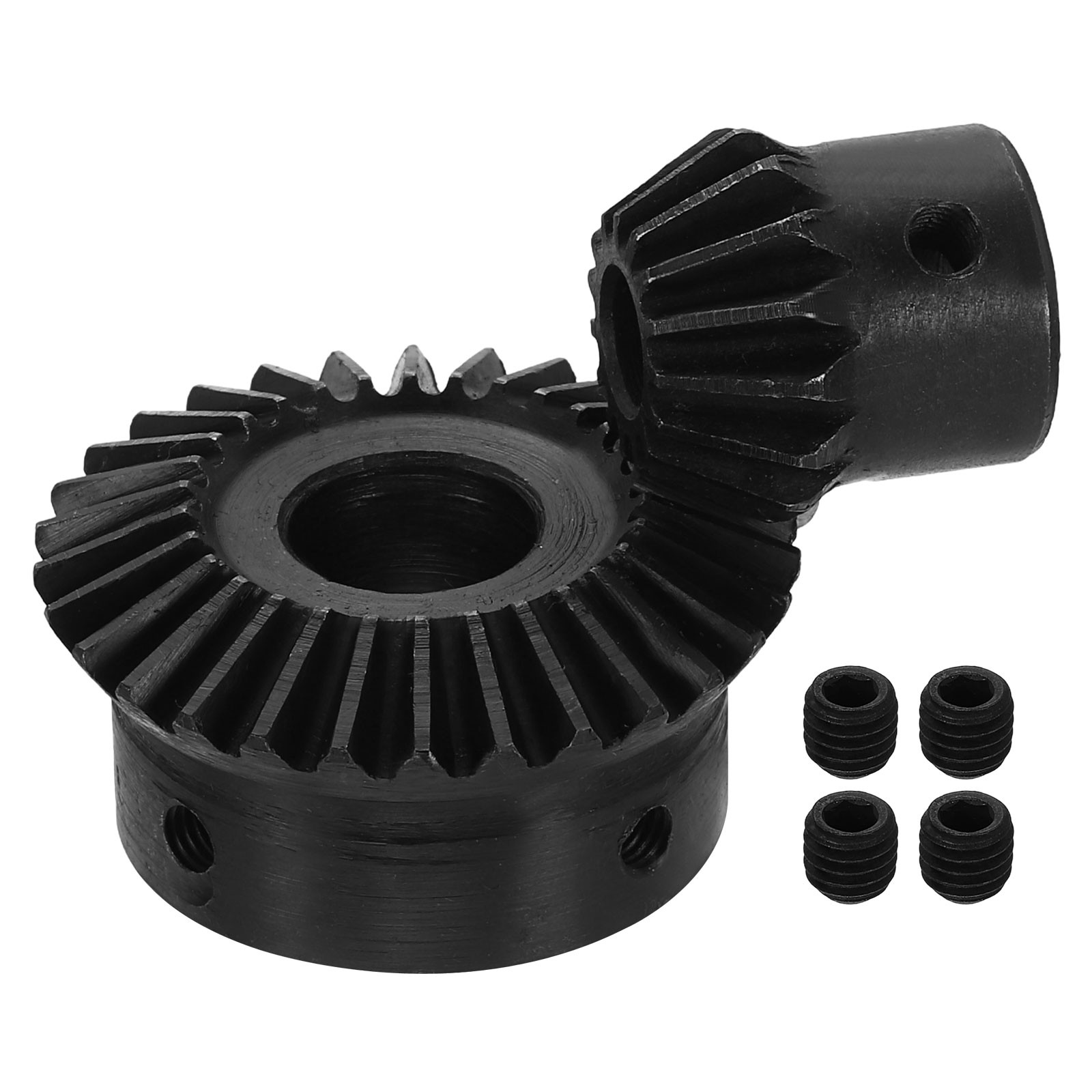 2Pcs Tapered Bevel Gear Set, 1.5 m 1:2 (15T/30T) Bevel Gear(8/15mm Shaft Hole)