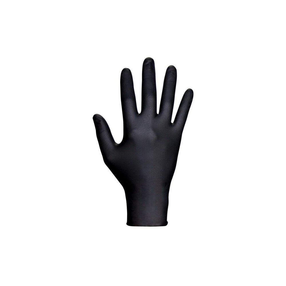 Sas Safety Raven Nitrile Gloves Disposable Powder-Free 100 Pc – Large –