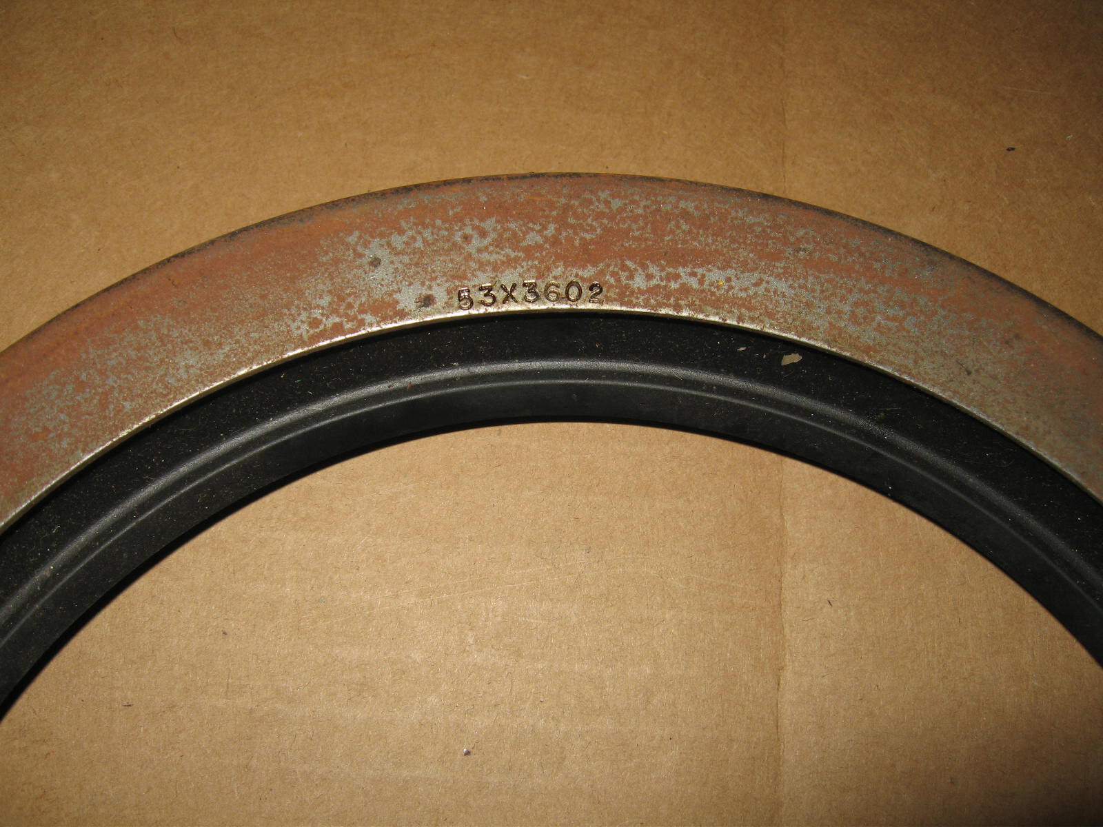 Garlock Klozure 53X3602 Nitrile Oil Seal, Solid, 8.250″ ID, 9.500″ OD, 0.625″ W