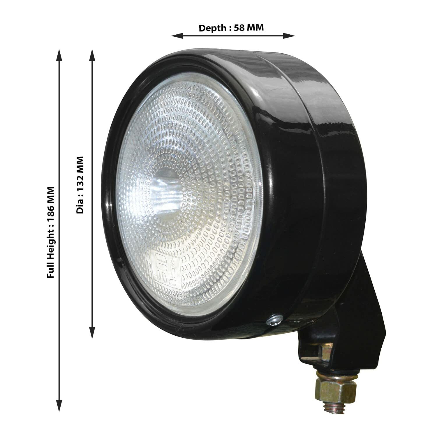 Pair Plough Lamp Light Assembly For Fork Lifts Massey Ferguson Ford Tractors