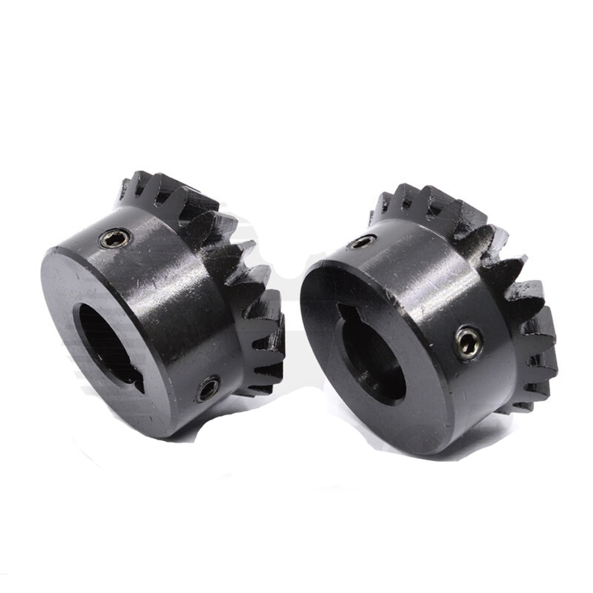 Bevel Gear Set C45 Steel Module 1/1.5/2/2.5/3 90° 1:1 Pairing 15/20/25/30 Tooth