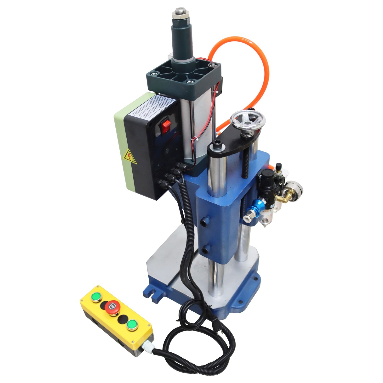 110V 1102lb/500kg Pneumatic Punch Press Machine with Controller 0.6Mpa-0.8MPa