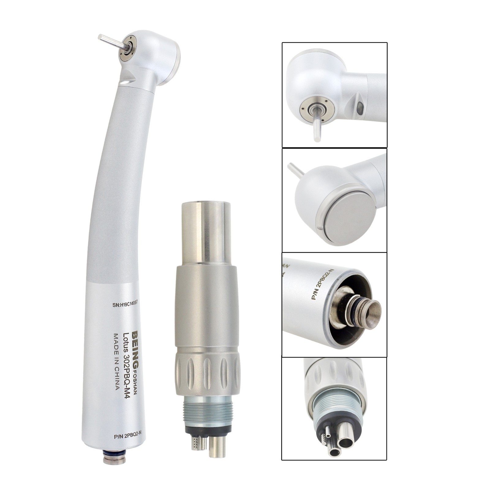 BEING High Speed Handpiece Turbine Dental Fiber Optic NSK Phatelus LED Coupler