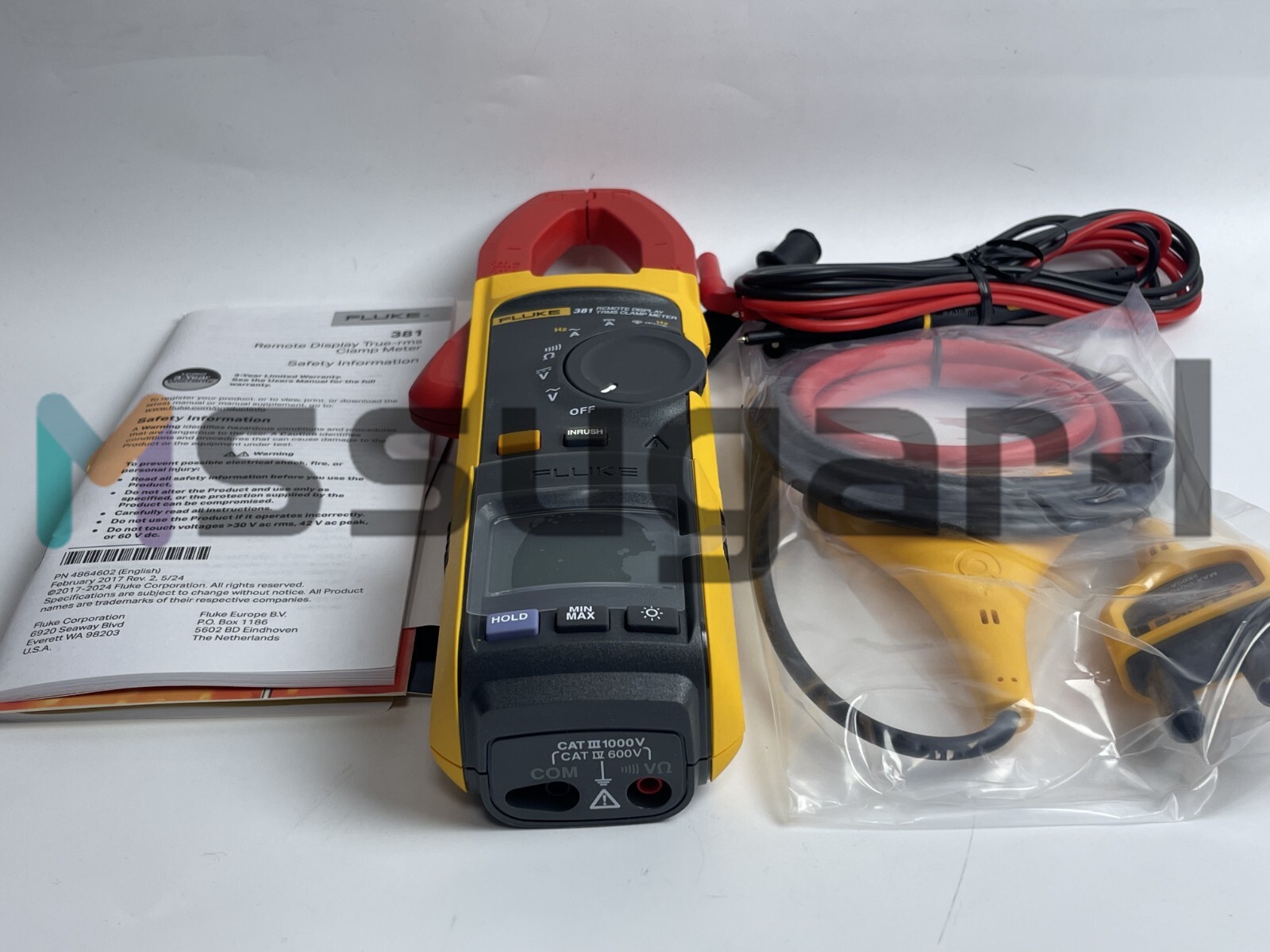 Fluke 381 Remote Display True RMS AC/DC Clamp Meter with iFlex NEW