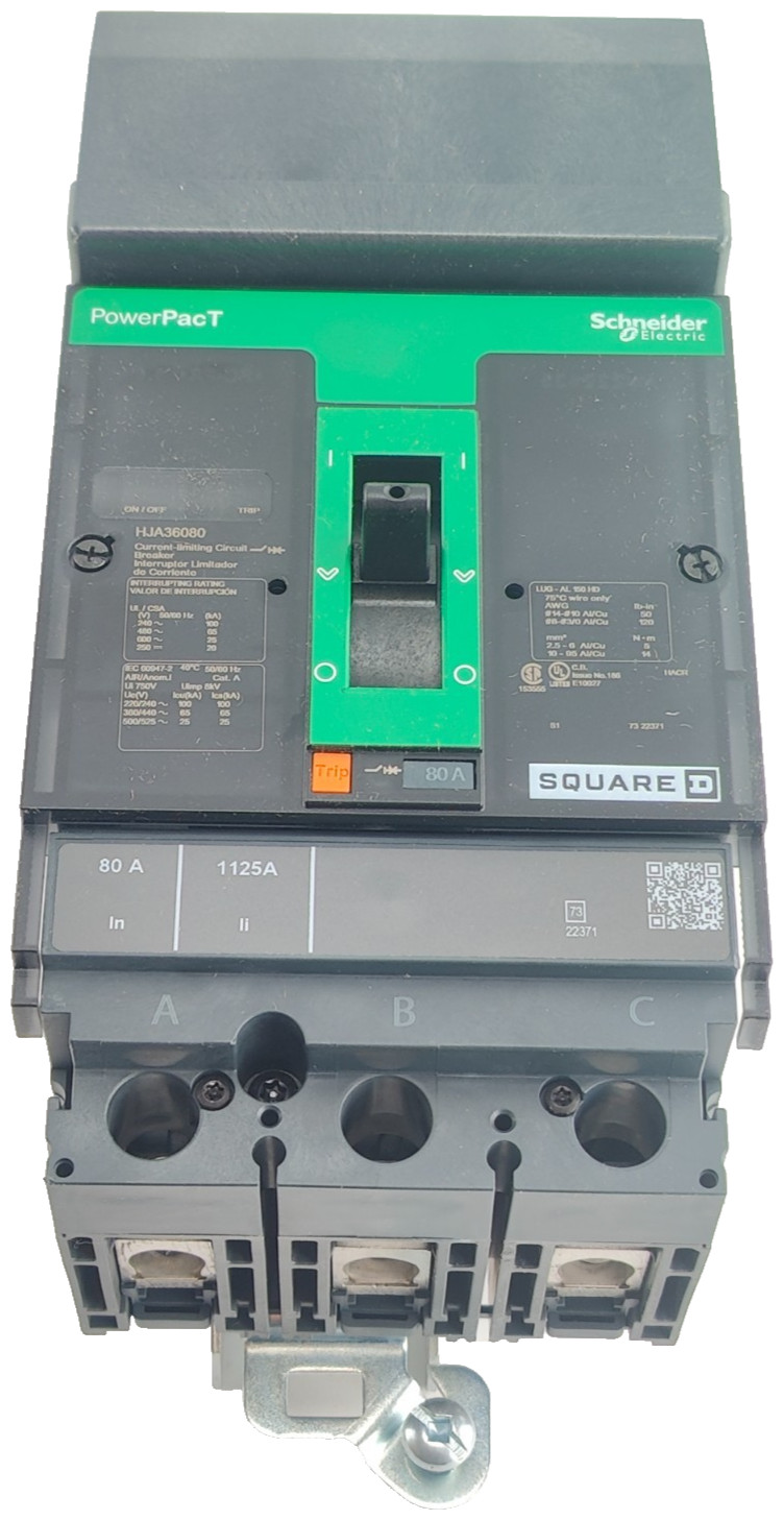 NEW SQUARE D HJA36080 PowerpacT HJ-150 current-limiting circuit Breaker 3-POLE
