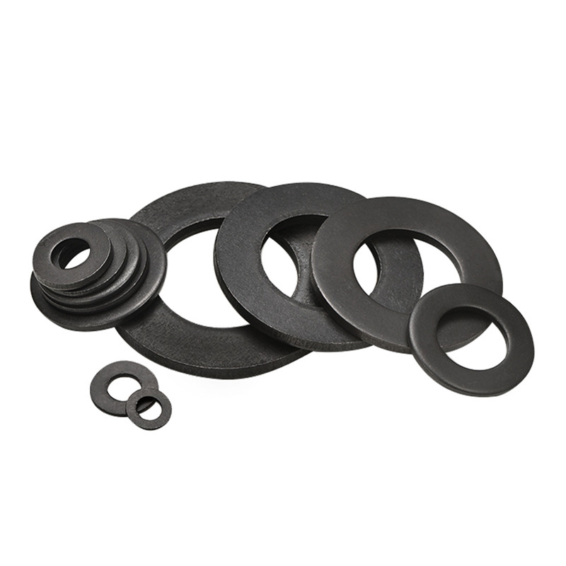 Grade 8.8 High Tensile Black Flat Washers Carbon Steel I.D:2mm-30mm O.D:5mm-60mm