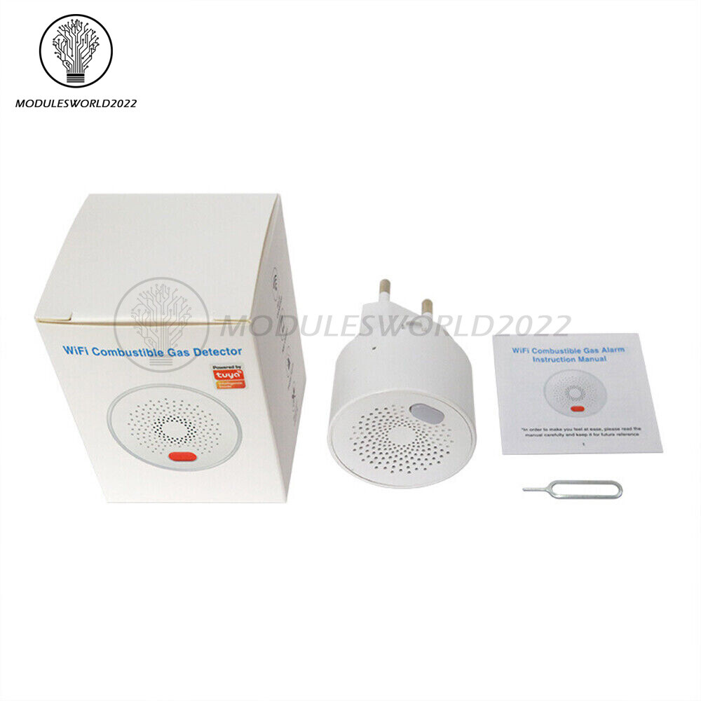 Gas Leak Detector Tuya Wifi Combustible Gas Alarm for Home Natural Gas Sensor