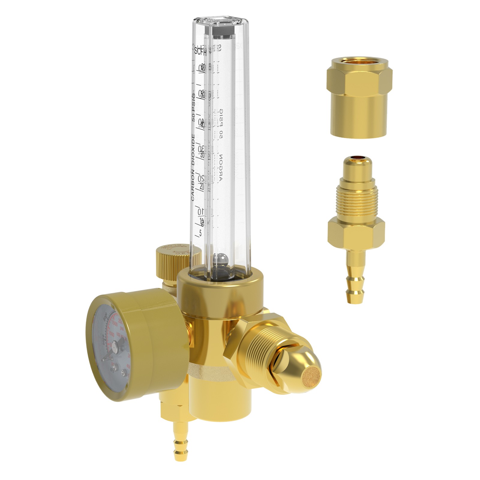 YesWelder Argon/CO2 FlowMeter Regulator for TIG/MIG Welding