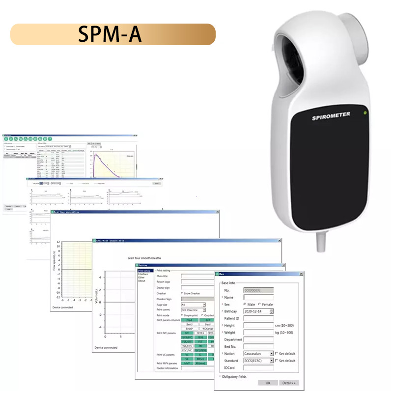 Handheld Spirometer – Portable Pulmonary Function Tester
