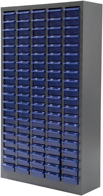 100 Drawers Parts Cabinet, Bolt & Nut Storage Hardware Tool Organization Shelves