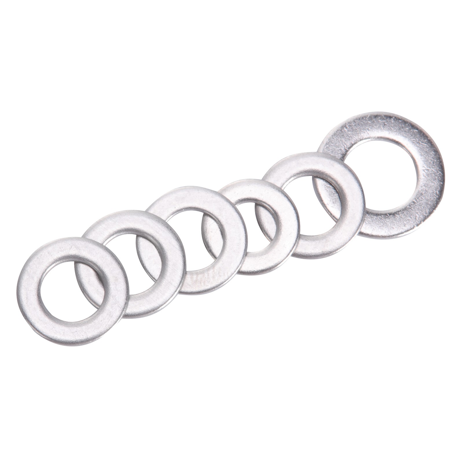 660 Pieces of 304 Stainless Steel Washers Flat Washer Assortment Set Kit 6 Sizes