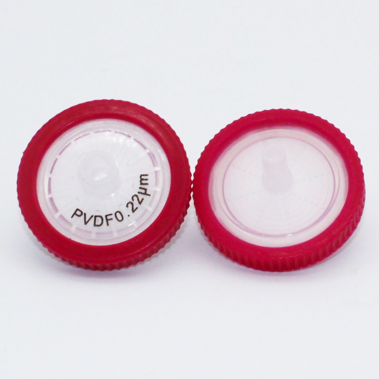 25mm PVDF Syringe Filter (0.22/0.45 um Pore Sizes, Non-sterile, 50/100 pieces)