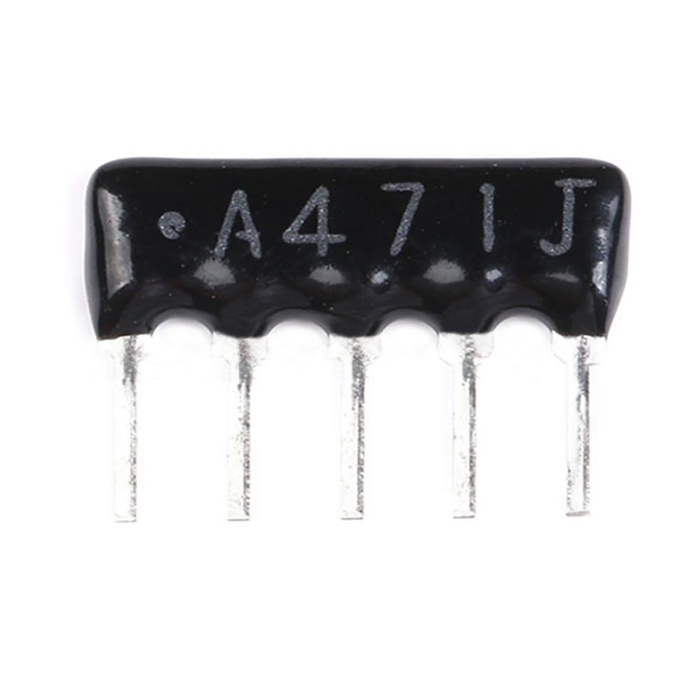 1/8W DIP Network Array Resistors 5 Pin 6 7 9 Pin ±5% Range 100Ω/Ohm to 100KΩ/Ohm