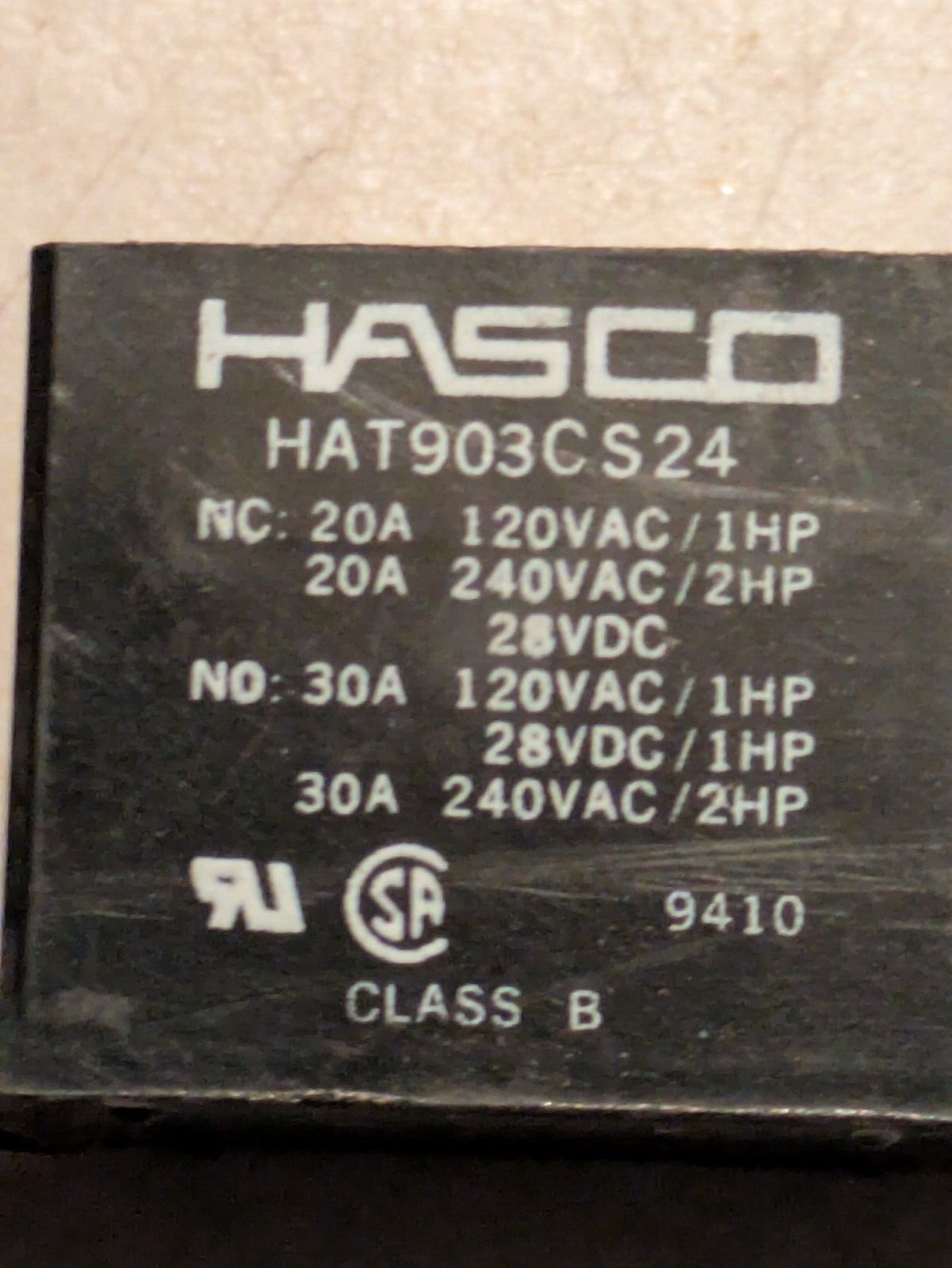 Lot of 2 HAT903CS24 Hasco Unknown Part