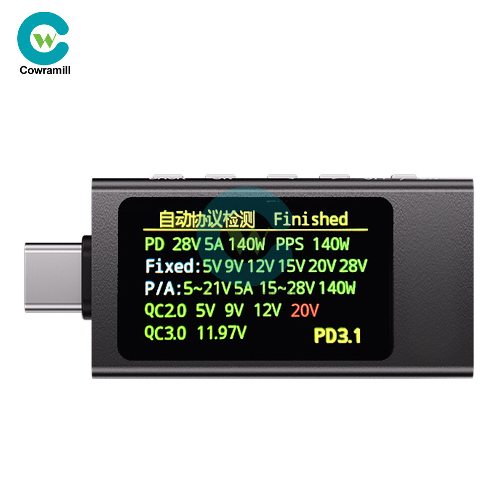 KWS-X1 Type-C Power Tester Voltage Current Meter USB-C Multimeter DC 4-30V 0-12A
