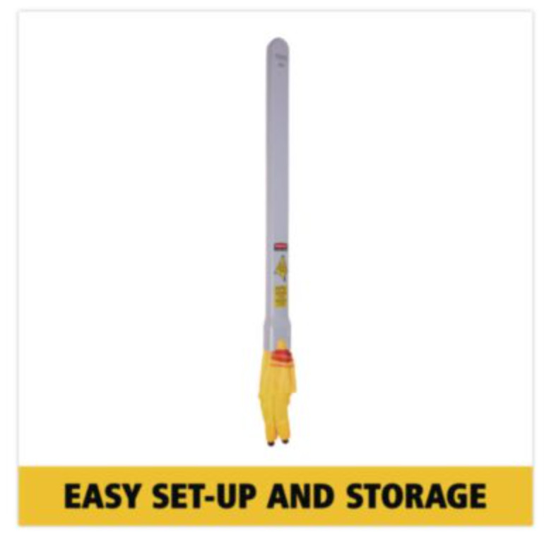 Rubbermaid Commercial 9S01 30″ Multilingual Pop-Up Wet Floor Caution Safety Cone