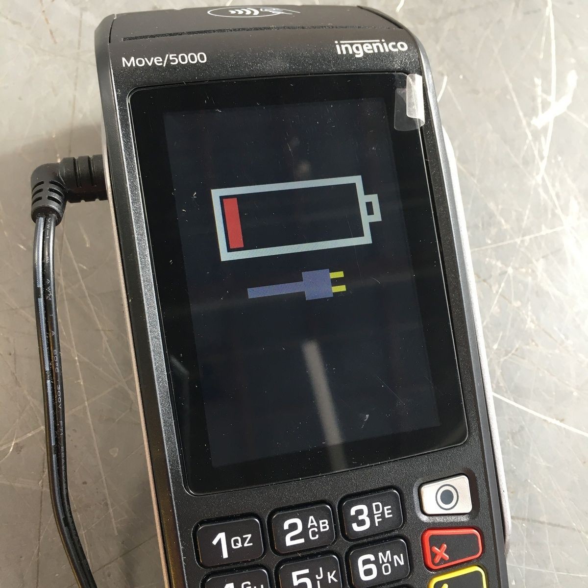 Ingenico Move 5000 Pos Payment Credit Card Terminal With Battery *Please READ*