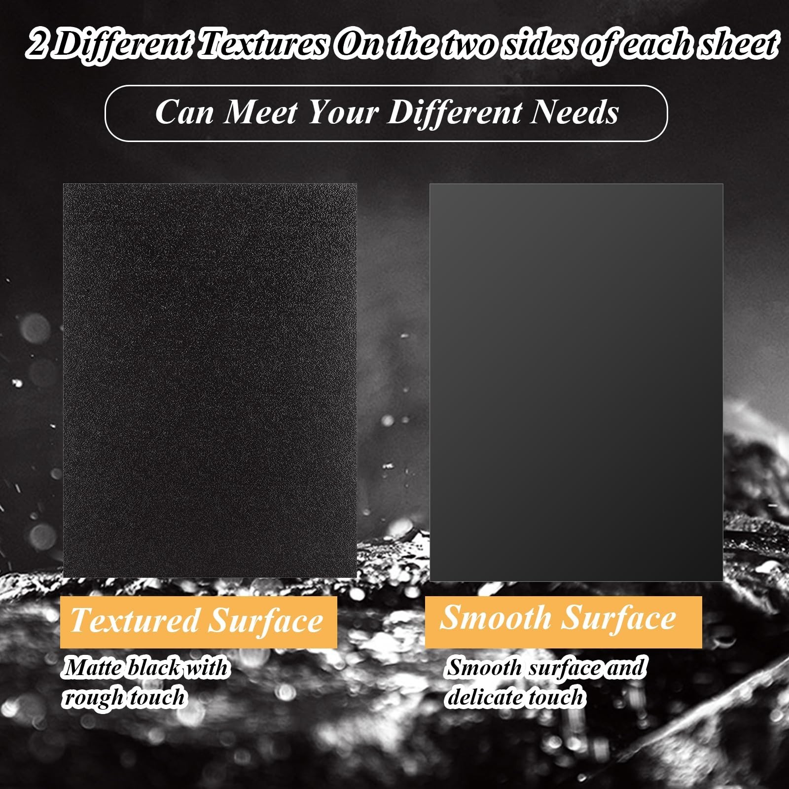 3 PCS 1/4 ABS Plastic Sheet 1/4 Inch Thick 12″ x 16″ Black Plastic Sheet PVC …