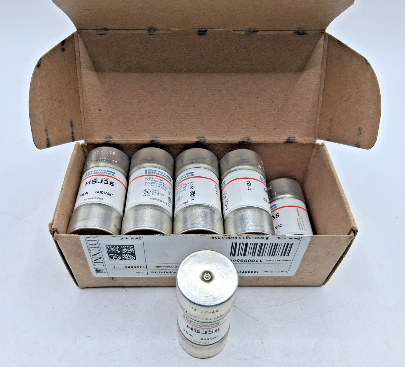 Mersen Ferraz Shawmut HSJ35 Fuse 600V 35A – Box of 10