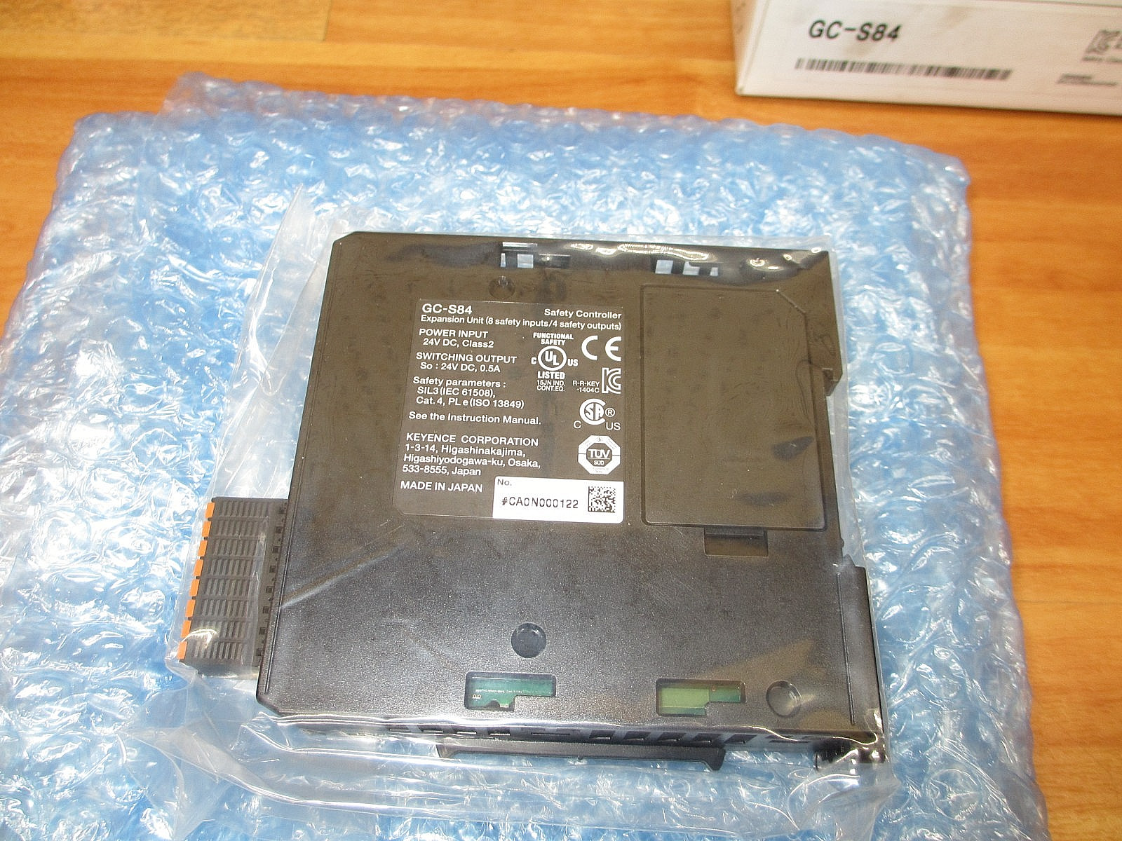 Keyence GC-S84 *NEW* Safety Input Output Unit Controller *USA SELLER*