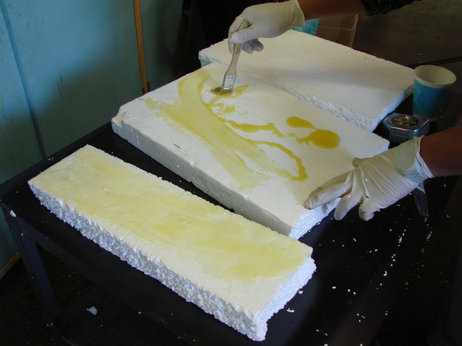 EPOXY RESIN GLUE 4 RV PANEL DELAMINATION REPAIR W/ SYRINGE/HOSE FOAM SAFE 1.5Gal