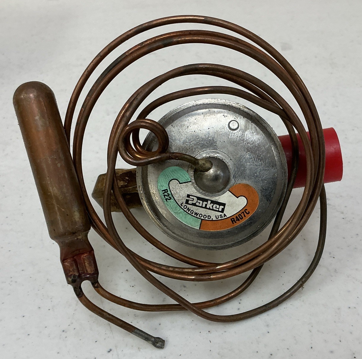NEW SPORLAN FV-1/2-C THERMOSTATIC EXPANSION VALVE 1/4 x 1/2 SAE FLARE, FREE SHIP