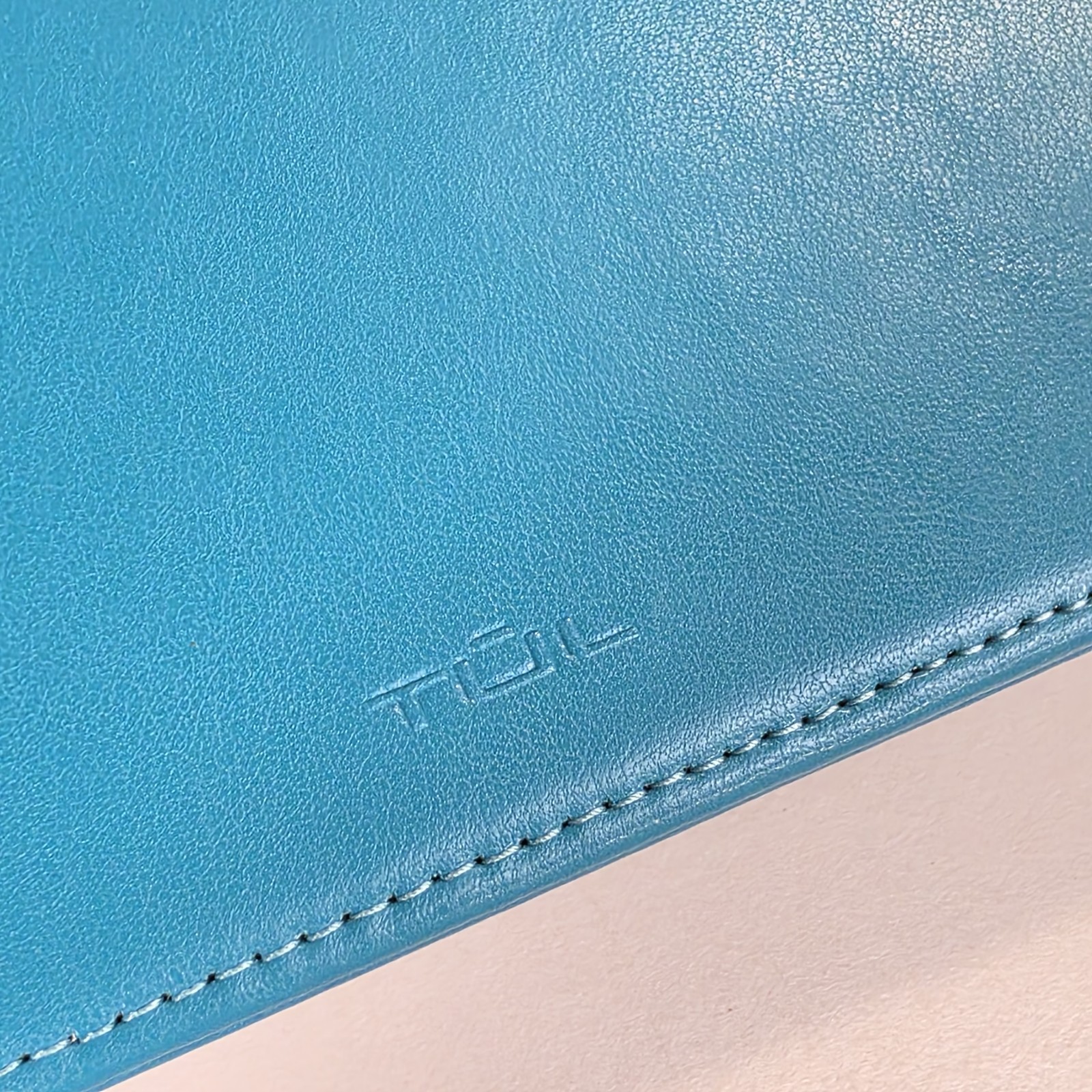 TUL Discbound Teal Junior Notebook With Smooth Leather Cover Pre-owned EUC