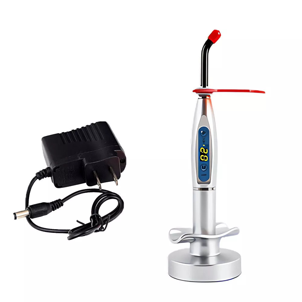 Dental Wireless Cordless LED Curing Light Lamp 2000mw Resin Cure Machine 5W