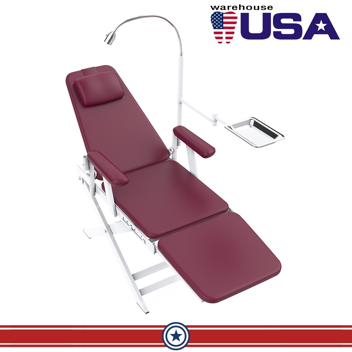 Unidad Dental Portátil: Jeringa, Succión, Turbina, Compresor 4H / Silla Opcional