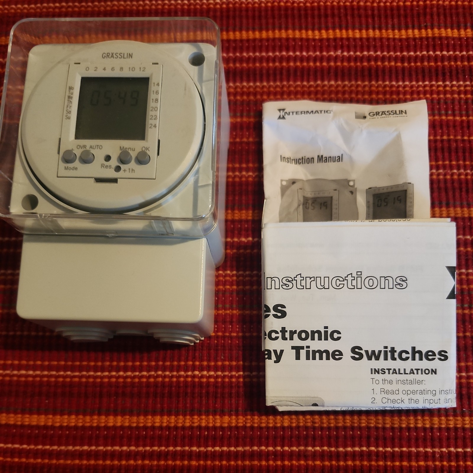 Intermatic FM1D20A-120 Electric Time Switch 24HR/7-Day 120V New in Factory Box
