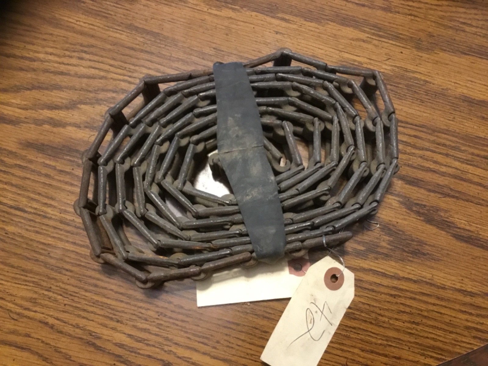 No 42 Detachable Cast Malleable Iron Chain 10′ New Old Stock DUTCH AUCTION