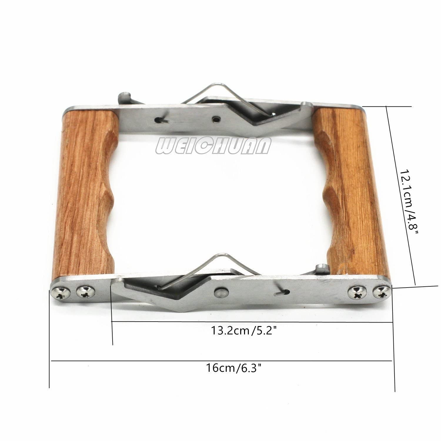 WEICHUAN Bee Hive Frame Grip – Stainless Steel Beekeeping Gripper,…