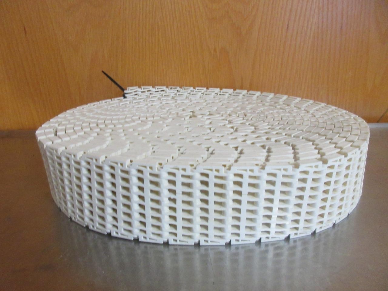 INTRALOX SERIES 1100 BELT LENGTH: 50.0 FT WIDTH 3.0 INCH NSNP WHITE POLY ROLL