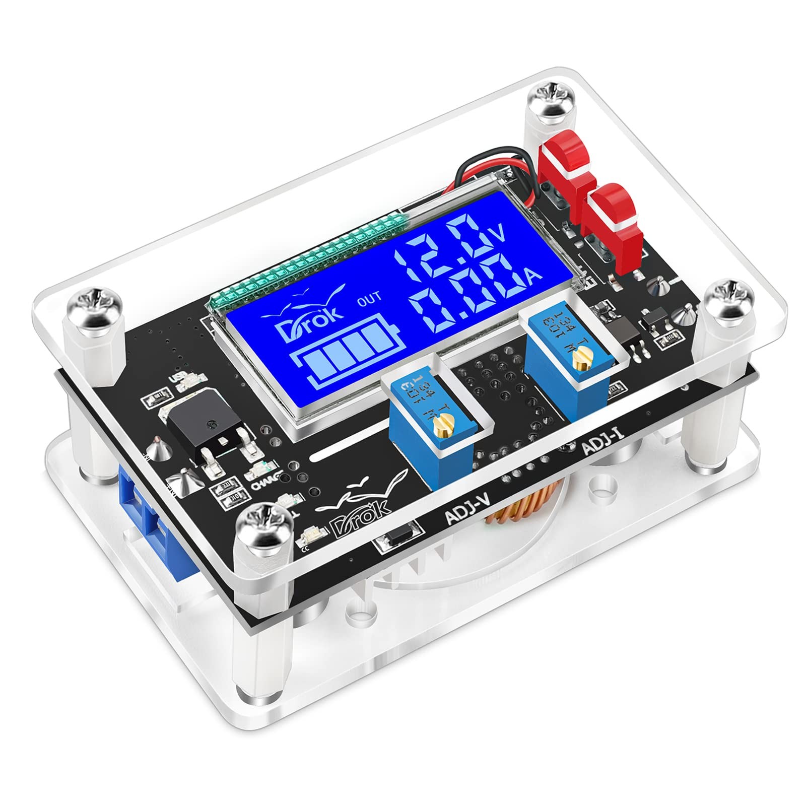 Voltage Boost Converter, DC 6-30V 5V Step Up to DC 7-32V 12V 24V 5A Adjustabl…